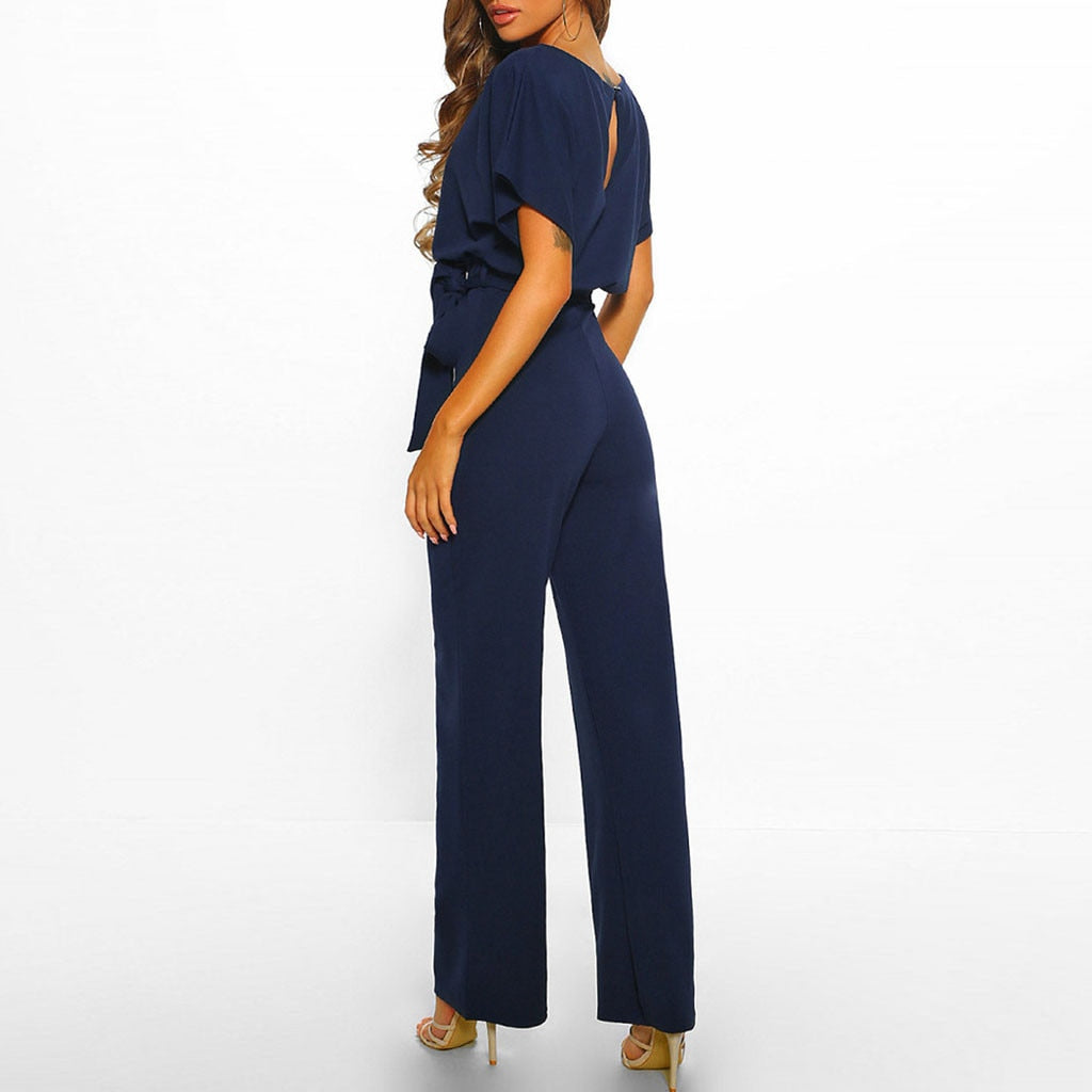 DEYANA - Women's Wide-Leg Jumpsuit