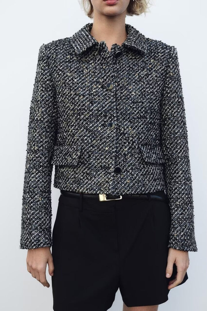 ISARI – Elegant Women's Tweed Jacket