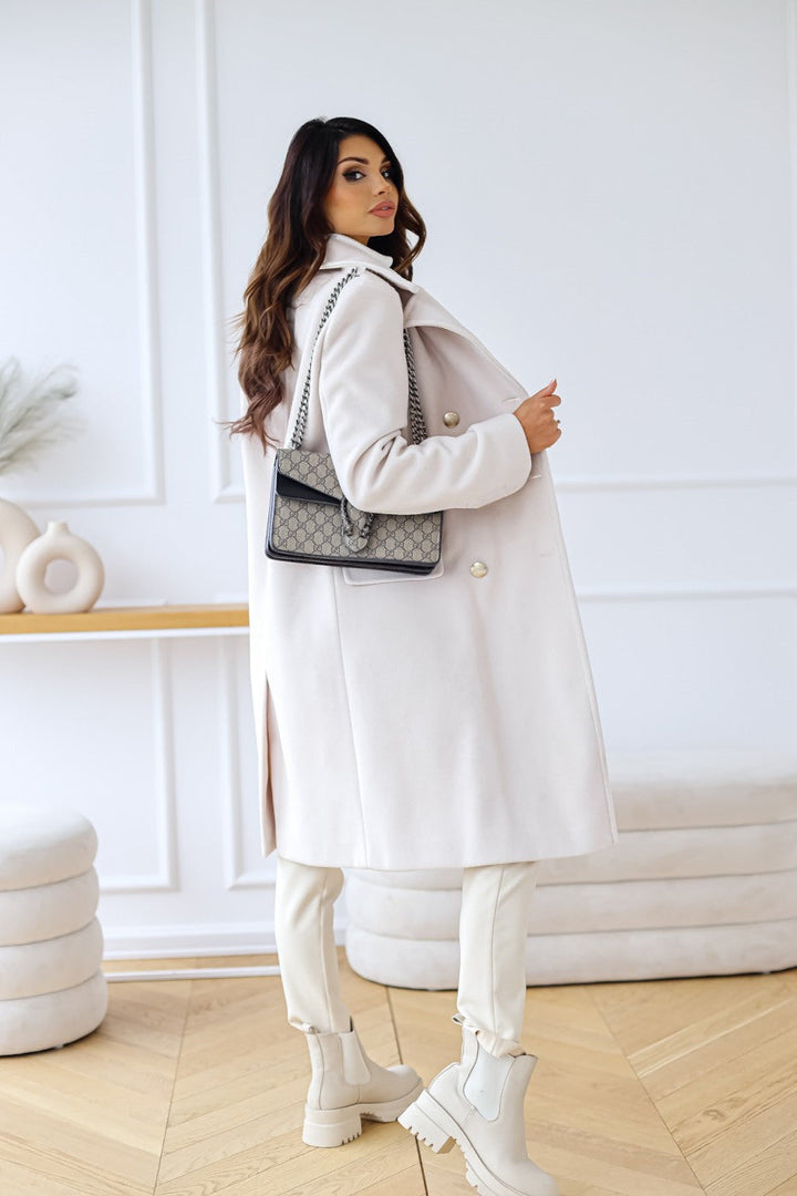 ILONA – Double Breasted Vegan Wool Coat