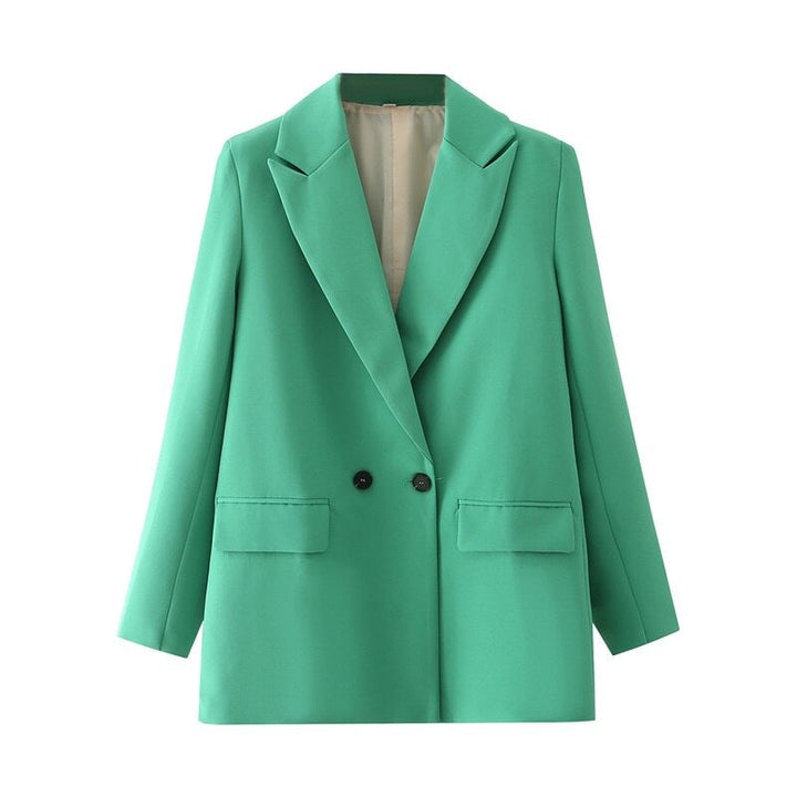 TRAF - Women's Longline Blazer with Slim Fit
