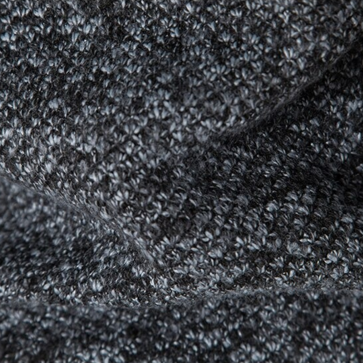 NIKO – Patterned Wool Zip Cardigan