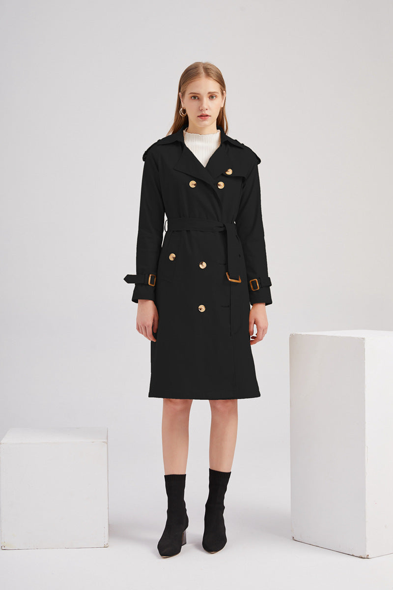 EVELYN – Double-Breasted Trench Coat
