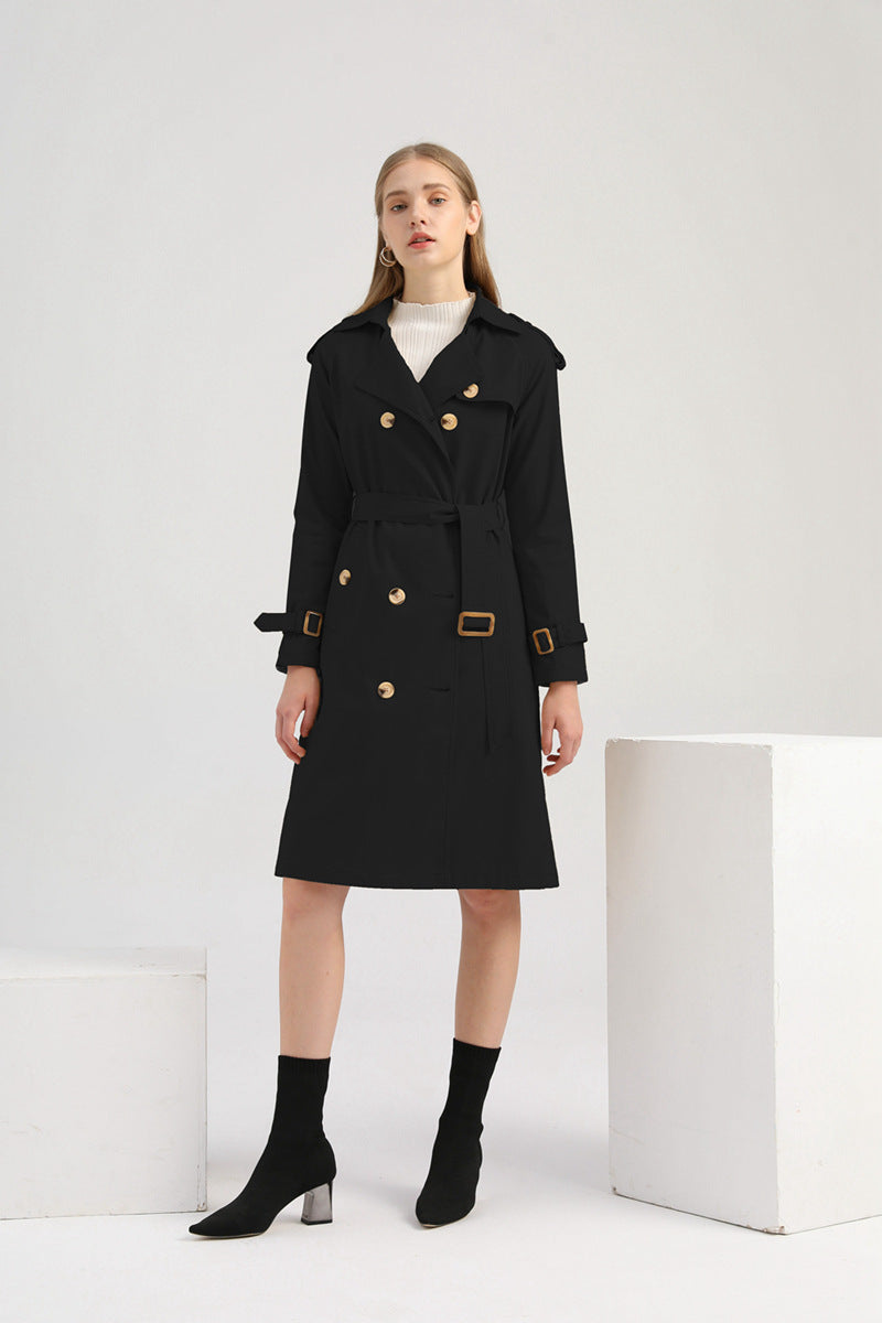 EVELYN – Double-Breasted Trench Coat
