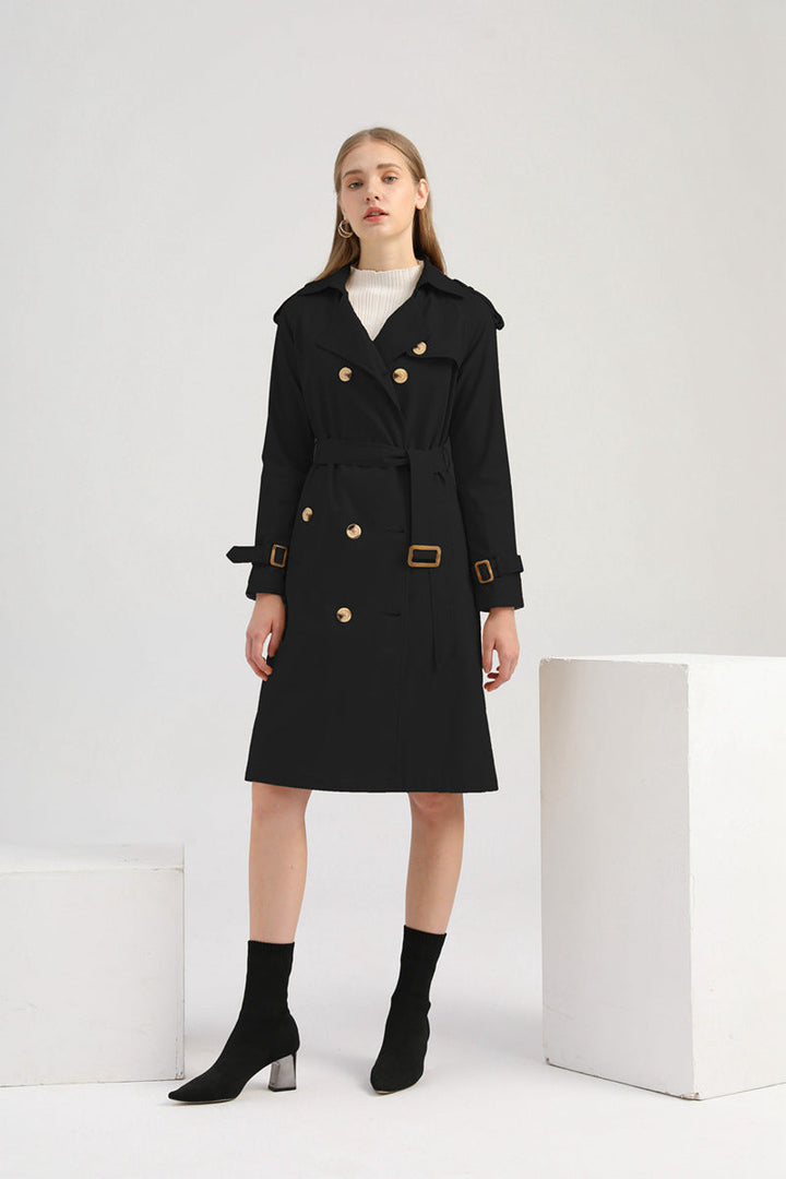 EVELYN – Double-Breasted Trench Coat