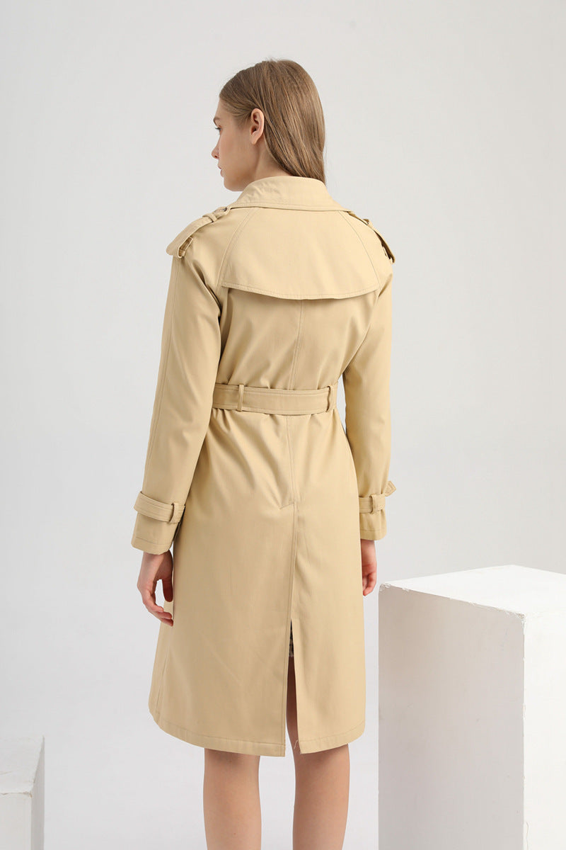 EVELYN – Double-Breasted Trench Coat