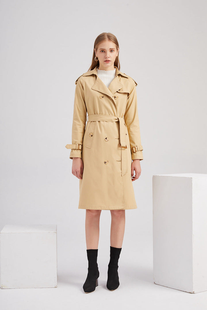 EVELYN – Double-Breasted Trench Coat