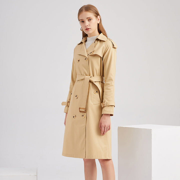EVELYN – Double-Breasted Trench Coat