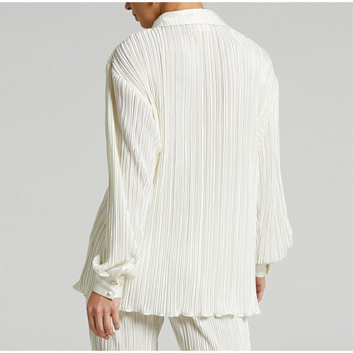 KATANA - Women's Oversized Pleated Shirt & Trousers Set