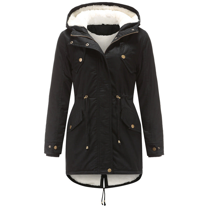 LILAH - Women's Hooded Jacket with Drawstring Waist