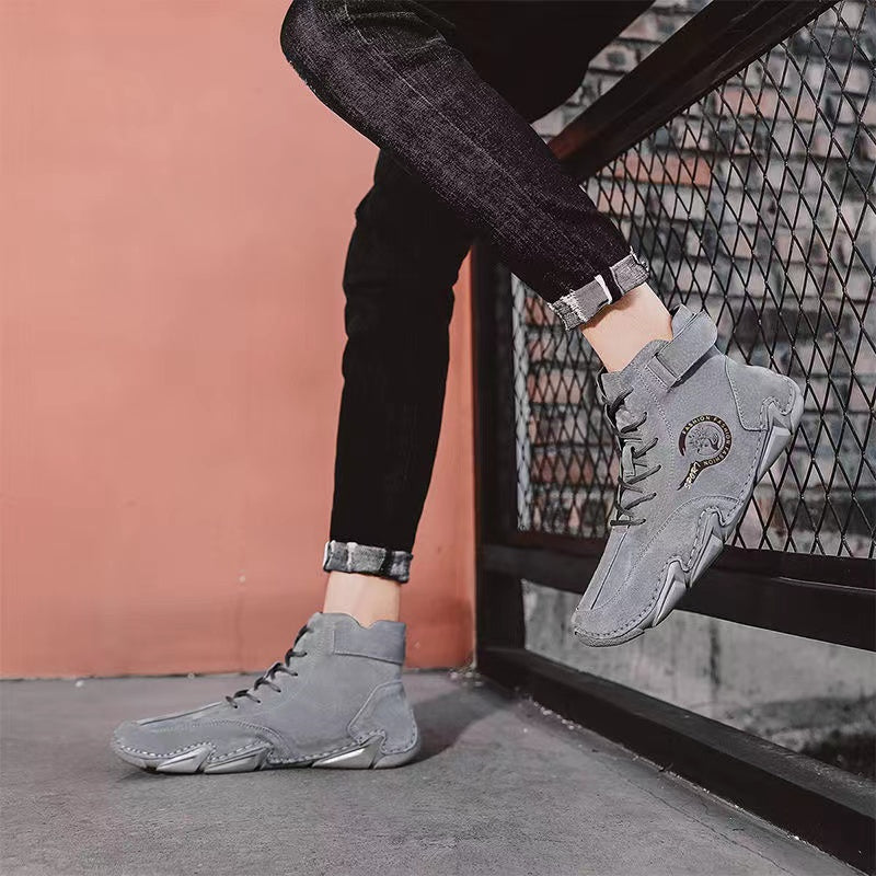 DENNIS – Men's Vegan Suede Ankle Boots