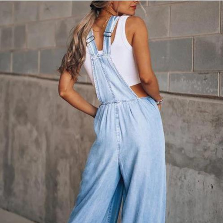 SERENE - Women's Denim Jumpsuit