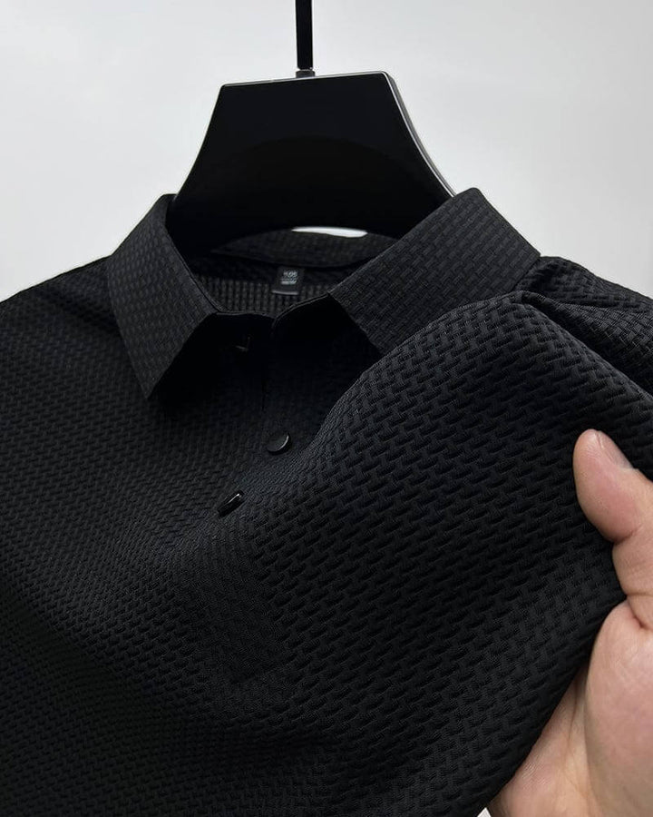 ARON – Textured Men's Polo-Shirt