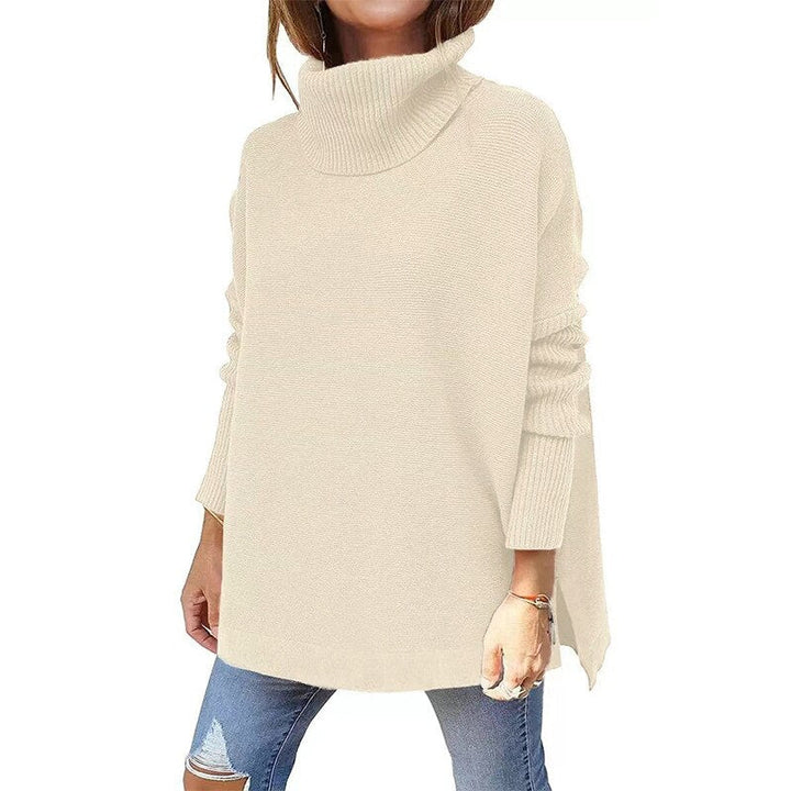 ELENA – Women’s Knitted Stand Collar Sweater