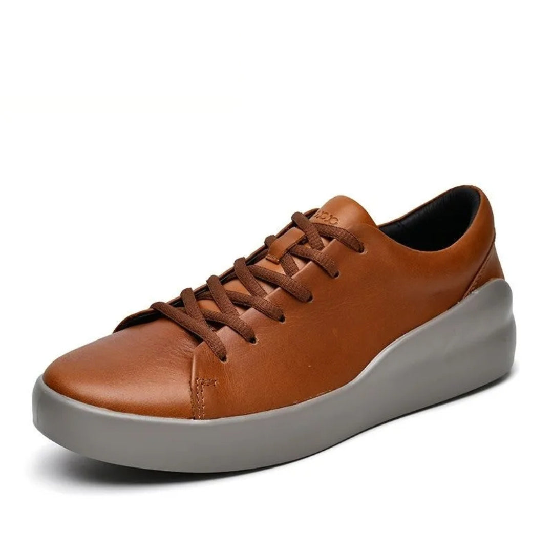 UGIO - Herren Leder Bequeme Sneakers