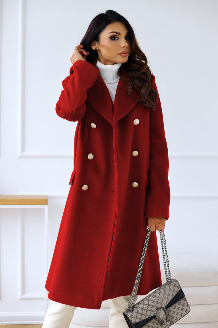 ILONA – Double Breasted Vegan Wool Coat