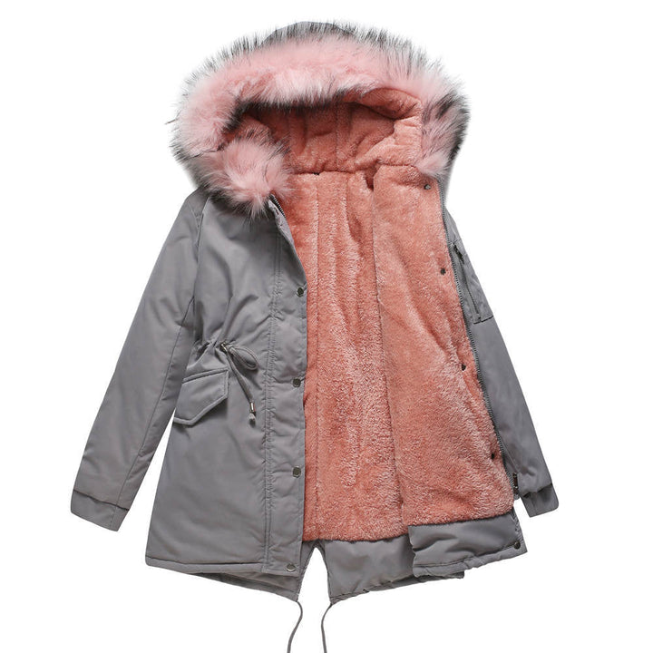 ALORA – Faux Fur Hooded Parka Jacket