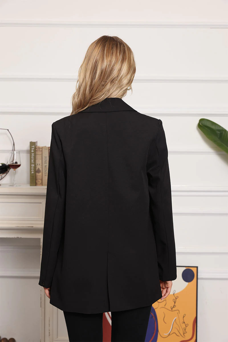 TRAF - Women's Longline Blazer with Slim Fit