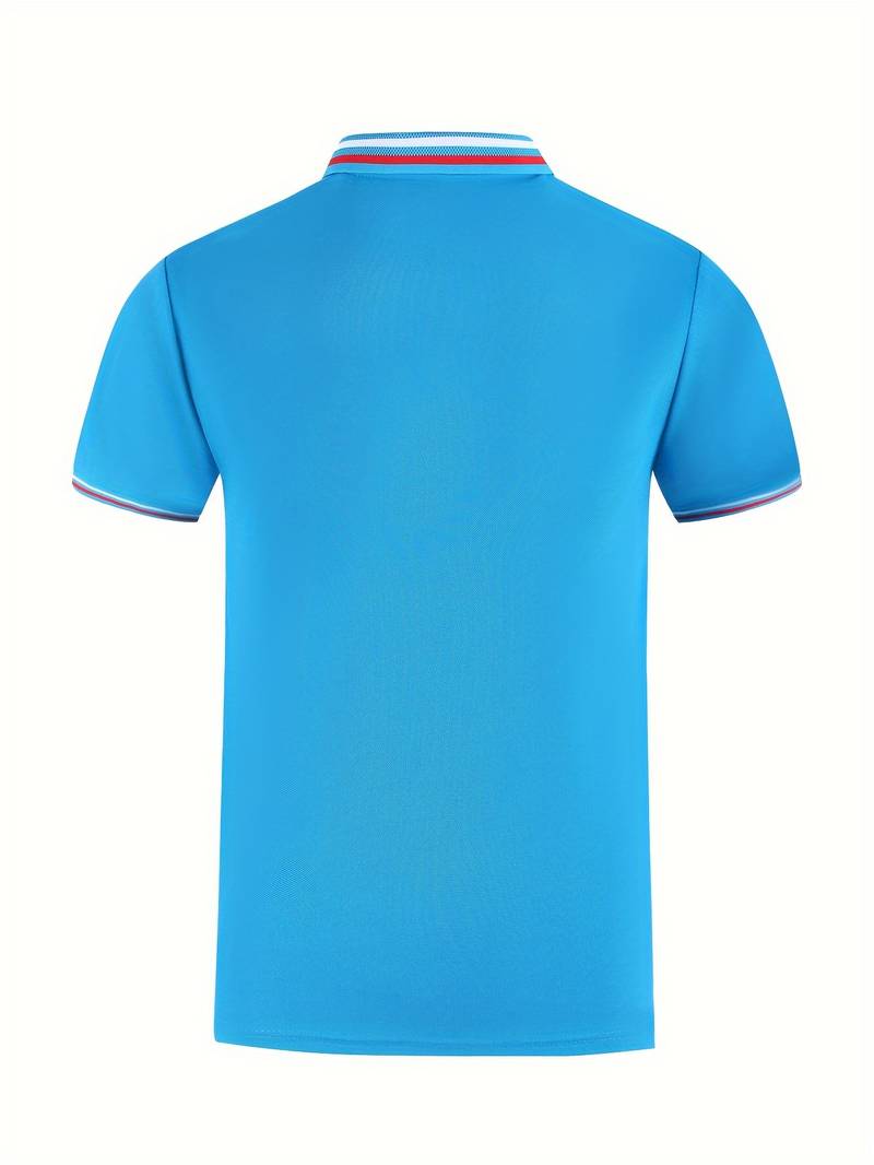 DASH - Men’s Striped Trim Polo Shirt
