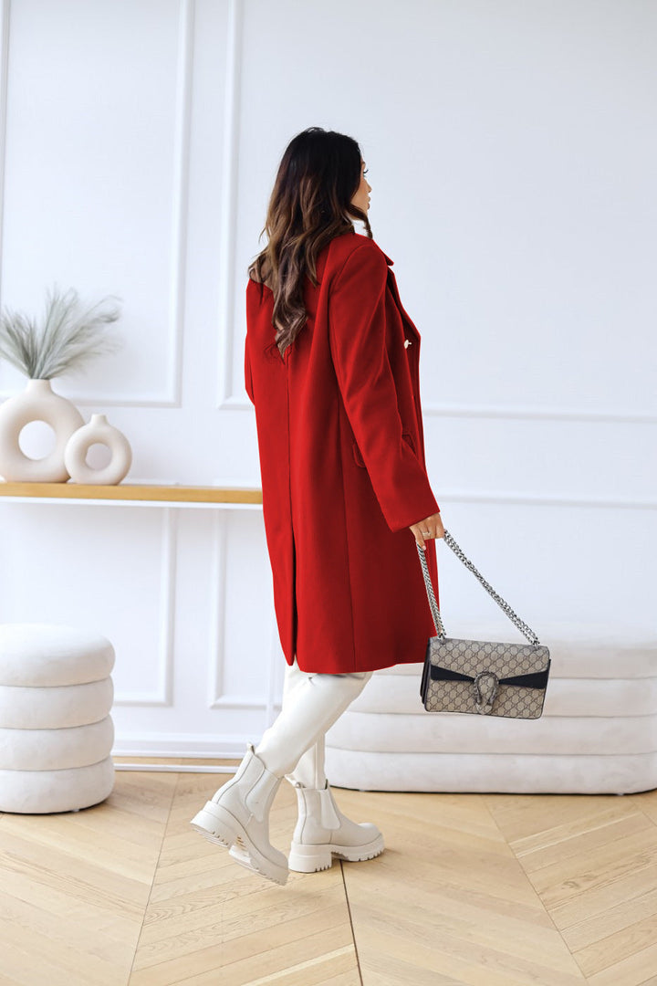 ILONA – Double Breasted Vegan Wool Coat