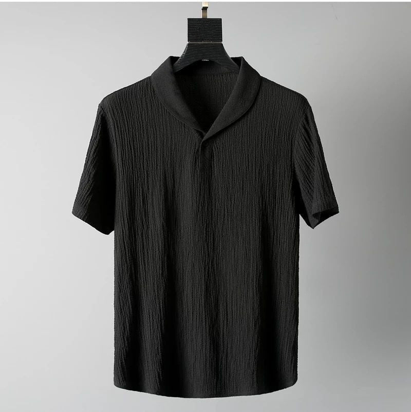 MATTEO – Linen V-Neck Lounge Set