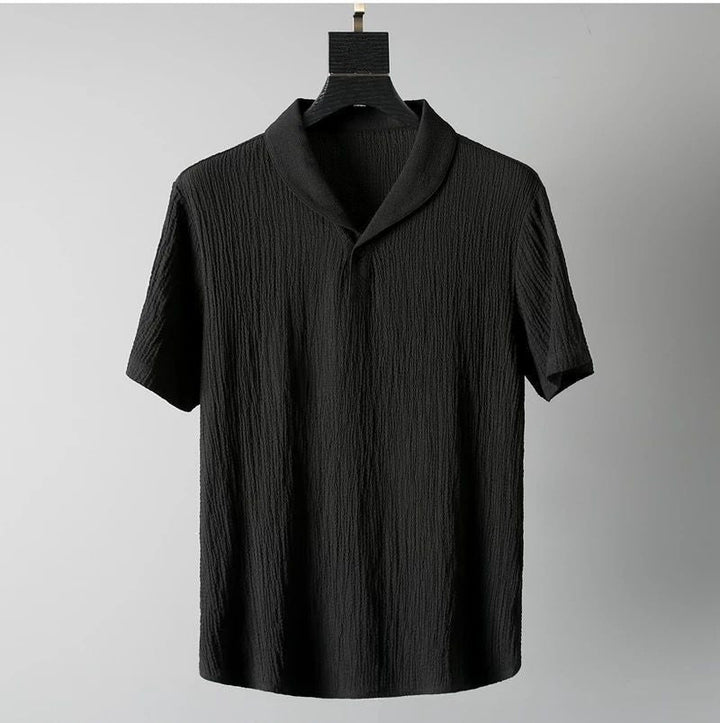 MATTEO – Linen V-Neck Lounge Set