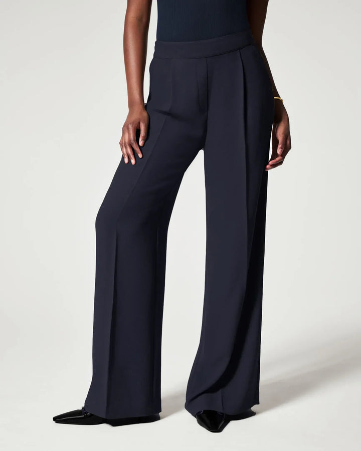 NOELLE – Women’s Pleated Wide-Leg Trousers