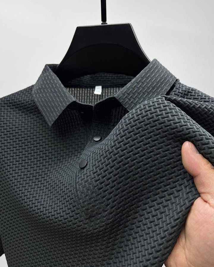 ARON – Textured Men's Polo-Shirt