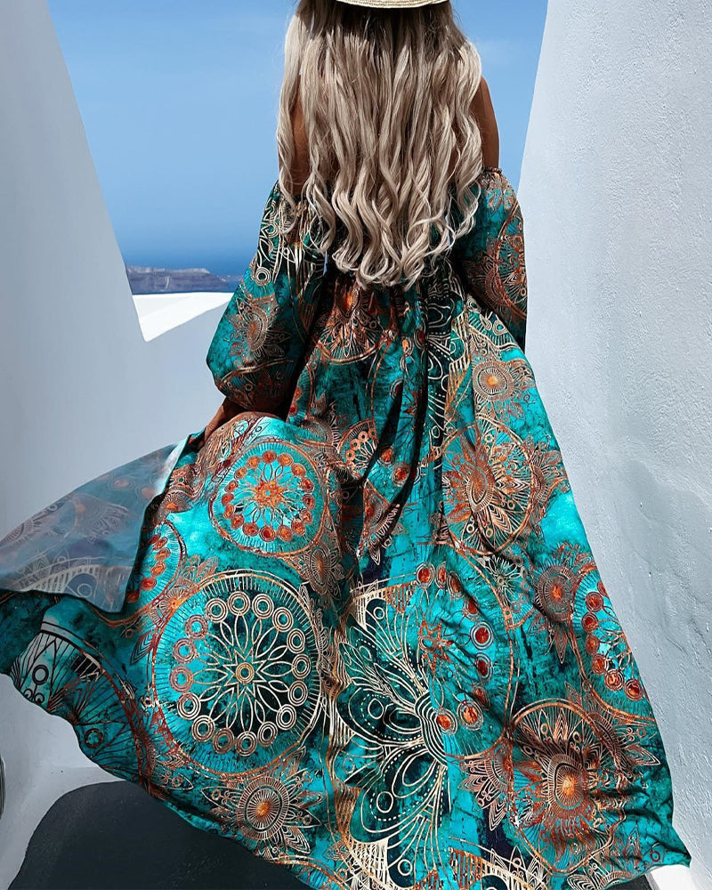 AYLA – Off-Shoulder Maxi Dress
