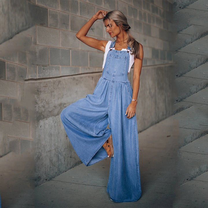 SERENE - Women's Denim Jumpsuit