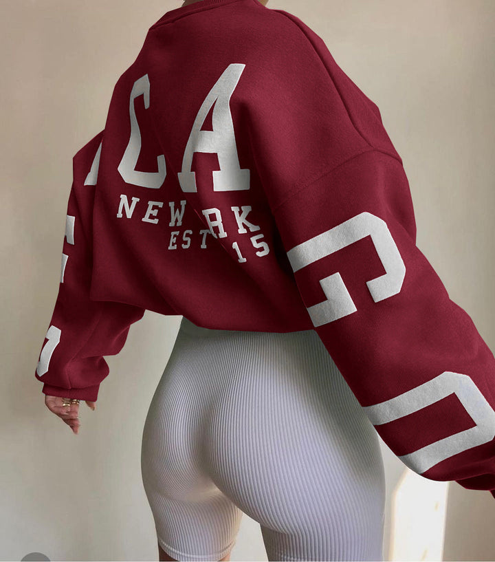 LINA – Oversized Women's Chicago Sweatshirt