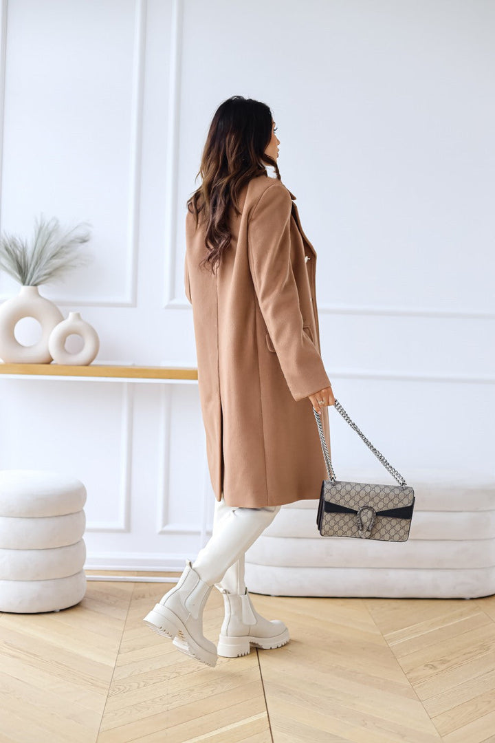 ILONA – Double Breasted Vegan Wool Coat