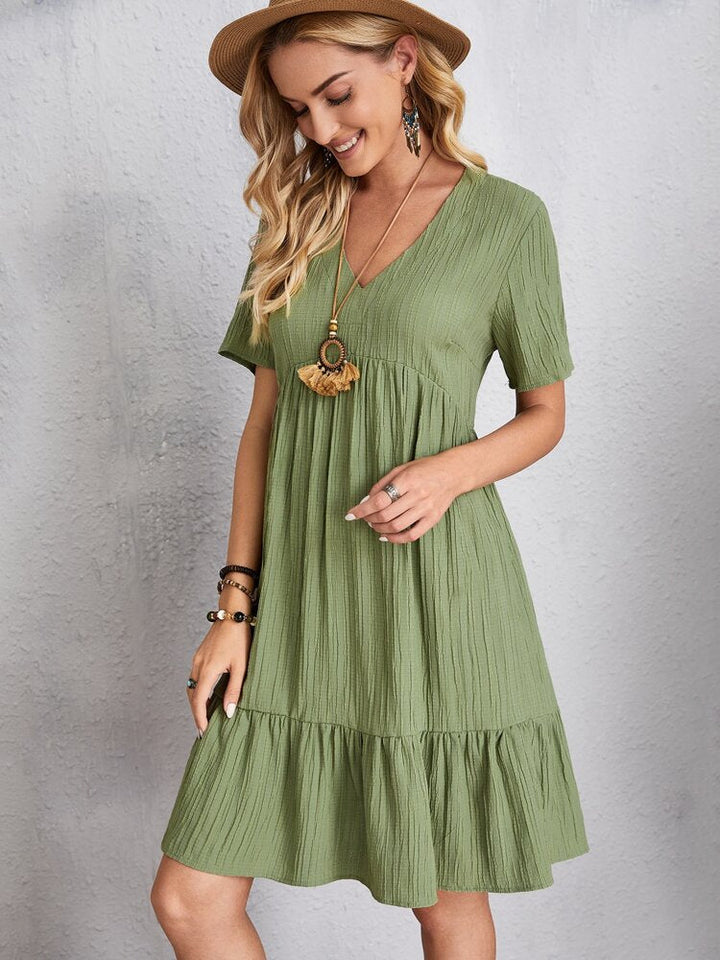 ROZALIA – V-neck midi dress