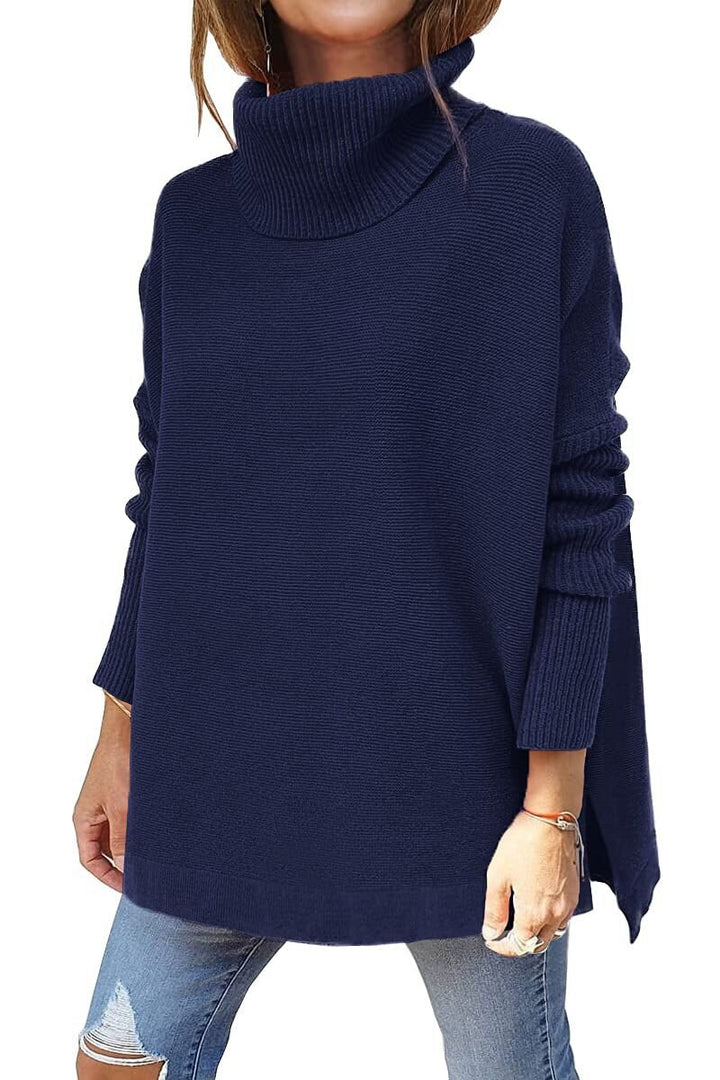 ELENA – Women’s Knitted Stand Collar Sweater