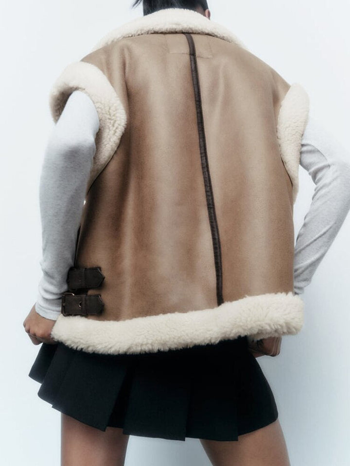 MAEVE – Women’s Teddy-Lined Combi Waistcoat