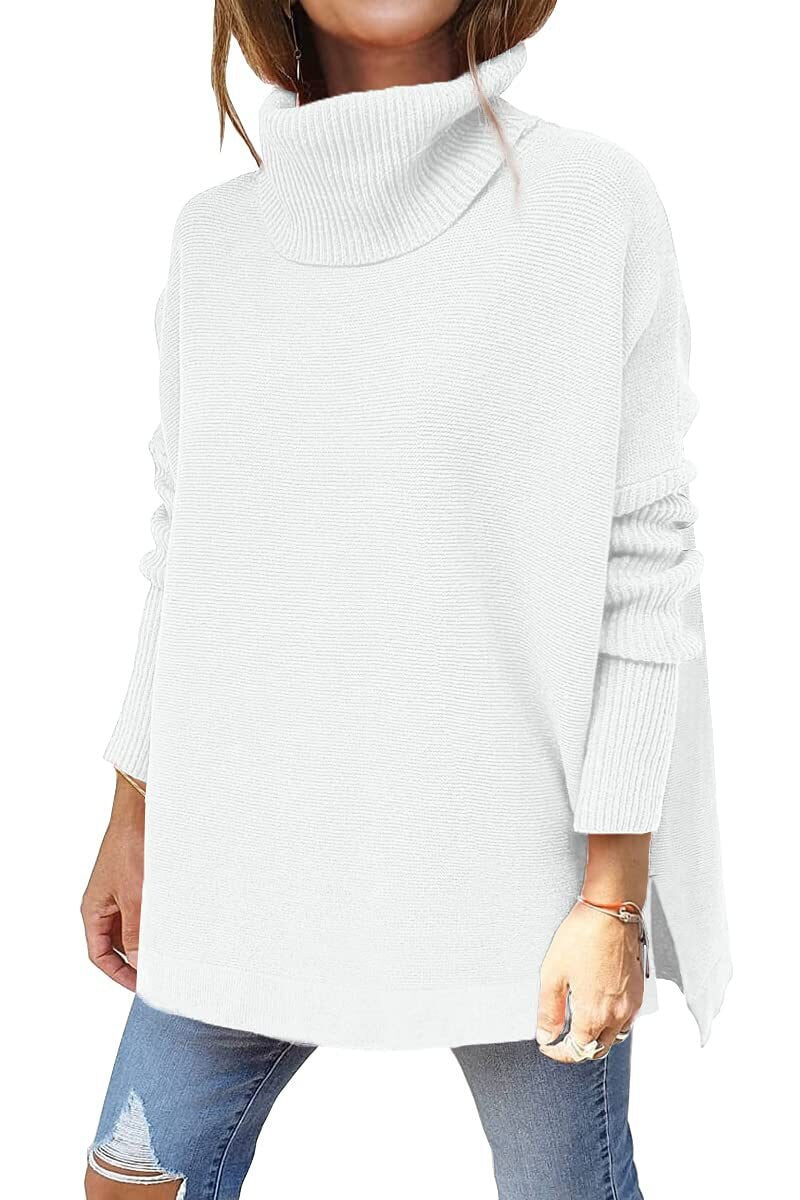 ELENA – Women’s Knitted Stand Collar Sweater