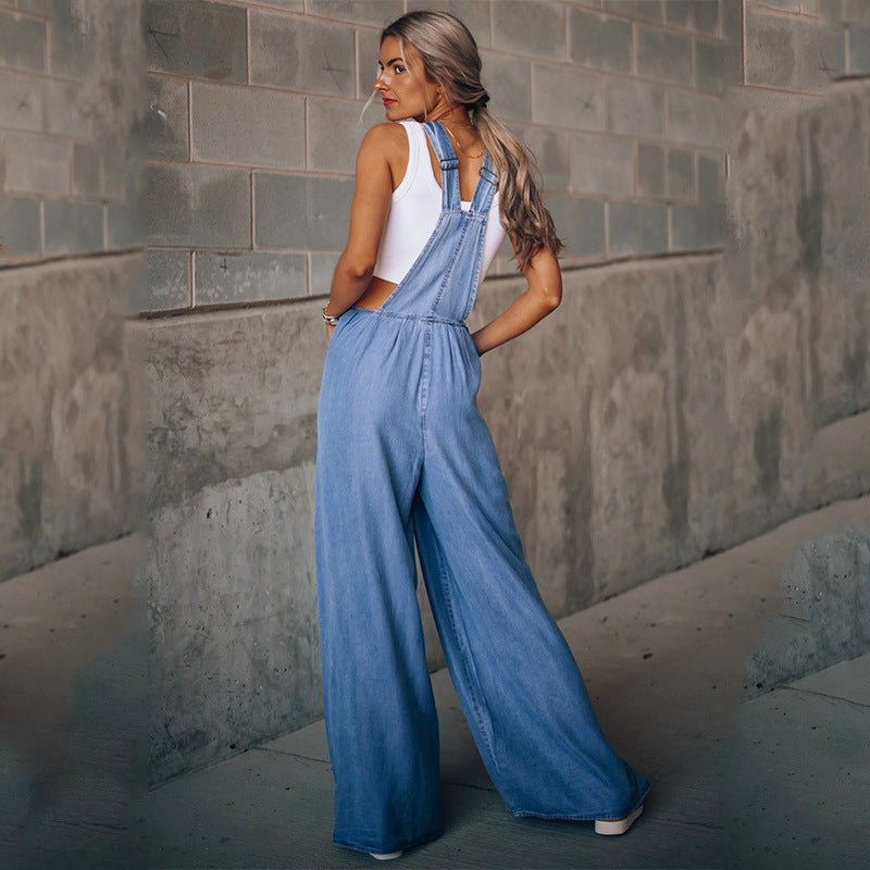 SERENE - Women's Denim Jumpsuit