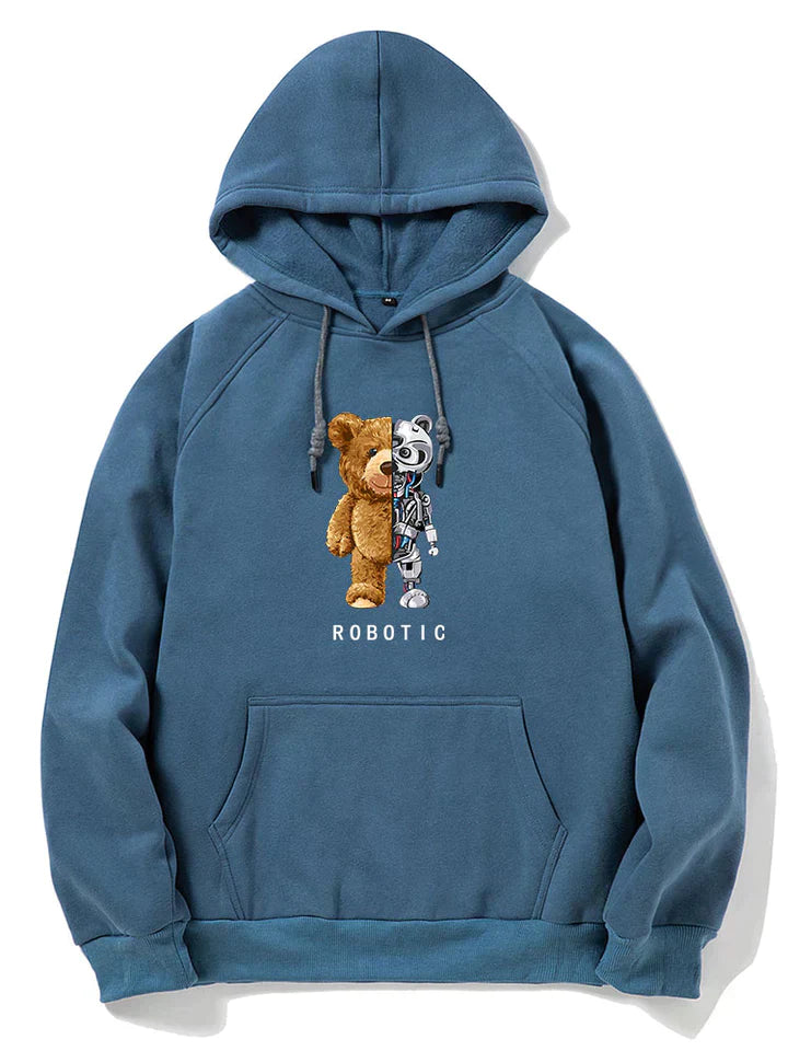 AXEL – Men’s Robot Bear Graphic Hoodie