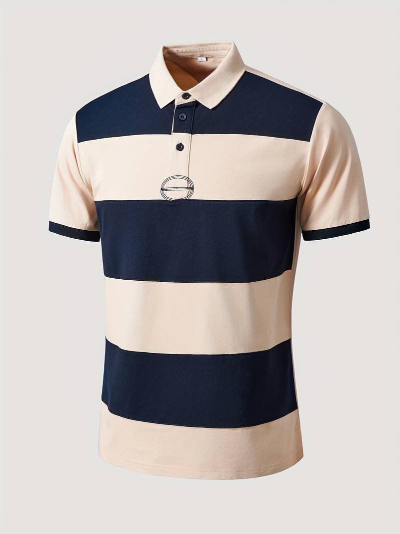 CRUZ – Men's Nautical Striped Polo