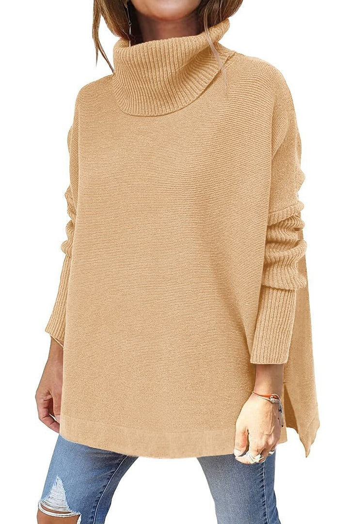 ELENA – Women’s Knitted Stand Collar Sweater