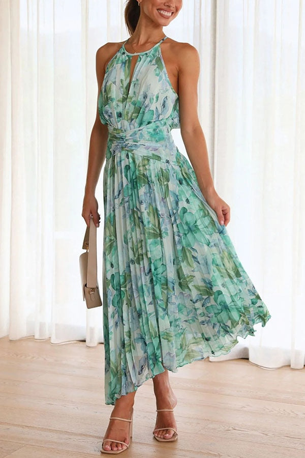 ODET – Floral Print Midi Dress