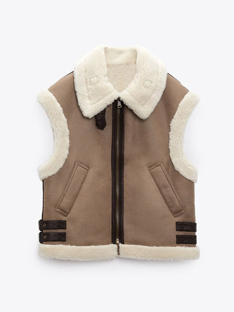 MAEVE – Women’s Teddy-Lined Combi Waistcoat