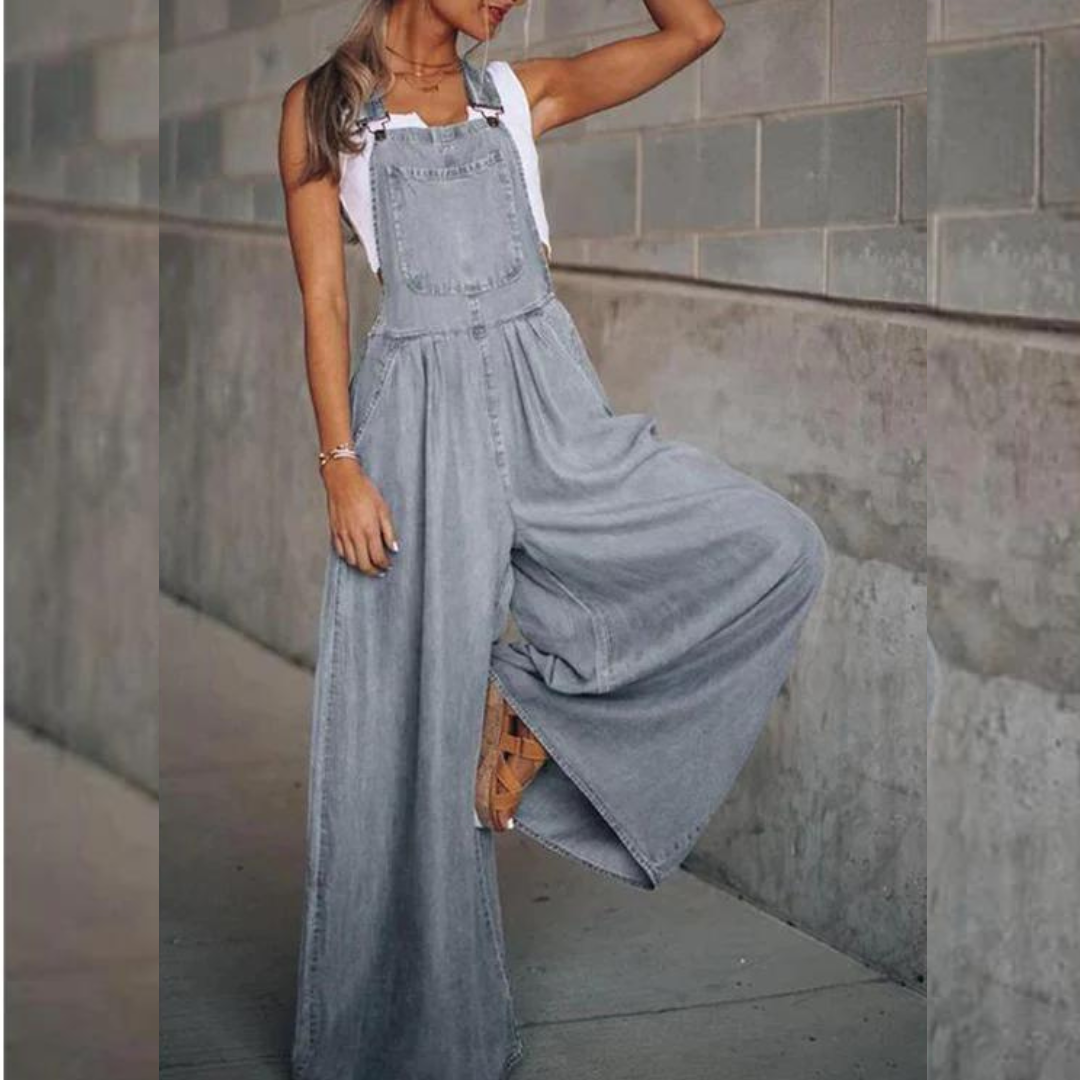 SERENE - Women's Denim Jumpsuit