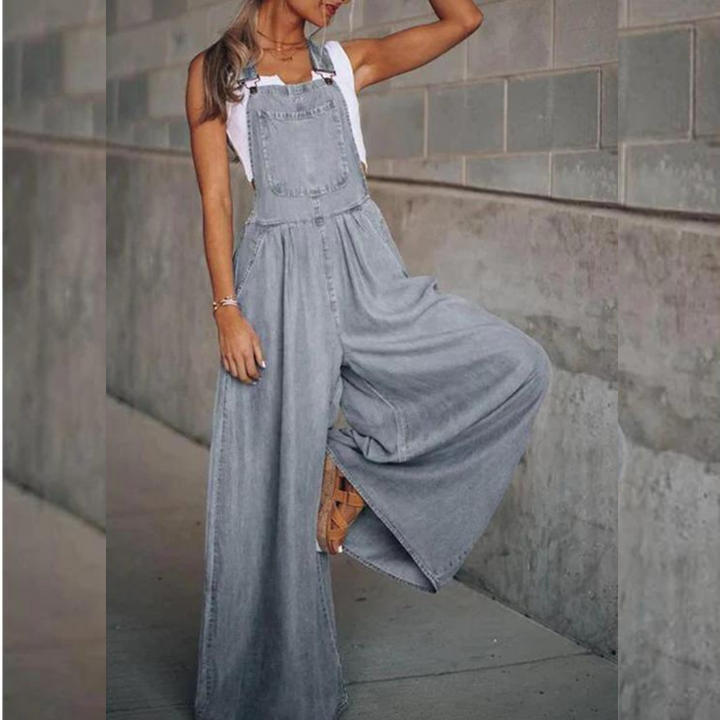 SERENE - Women's Denim Jumpsuit
