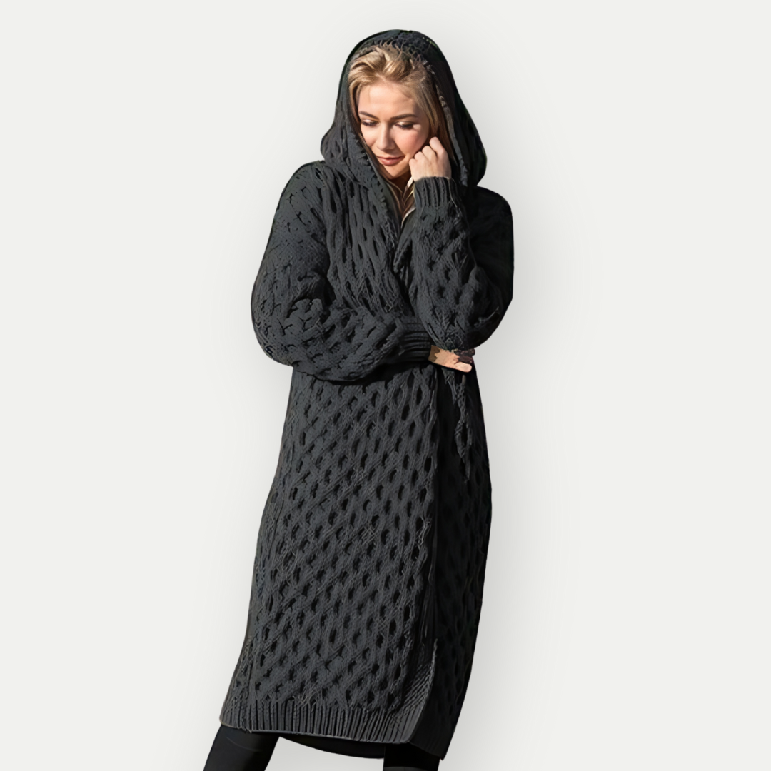 SAIR - Women's Wool Hoodie Cardigan