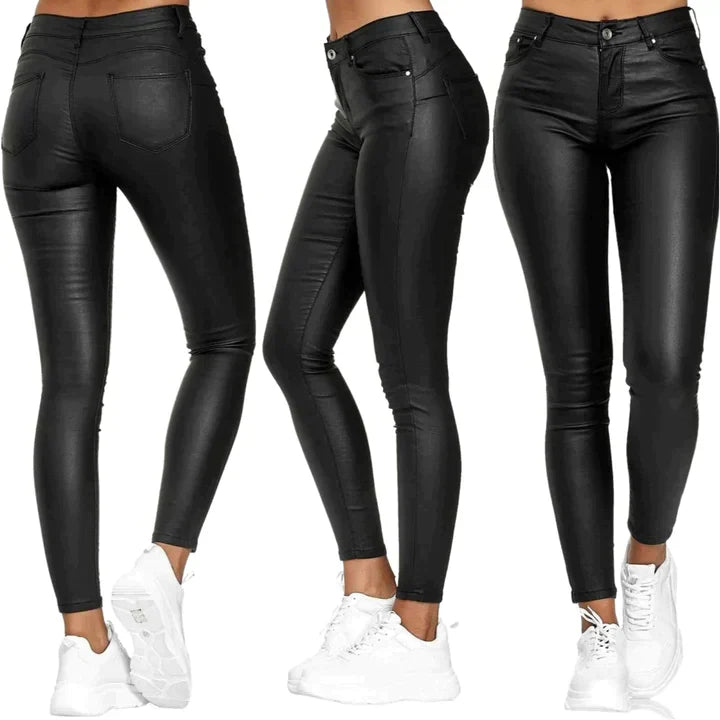 REI – Vegan Leather Stretch Pants