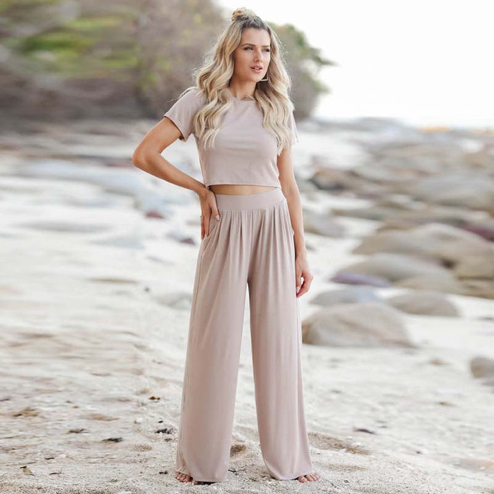 MARITIEM - Women's Two-Piece Loungewear Set with Relaxed Fit