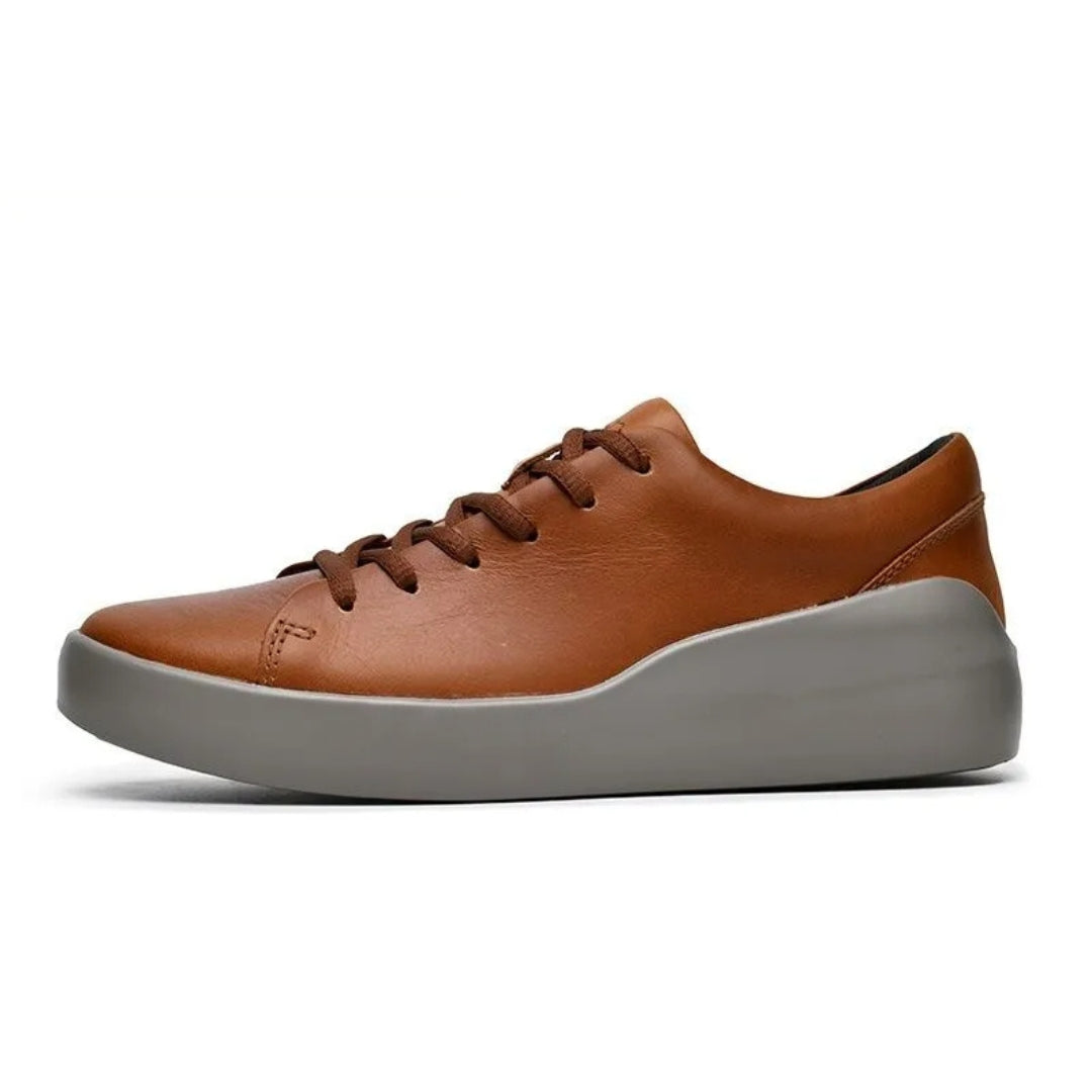 UGIO - Herren Leder Bequeme Sneakers