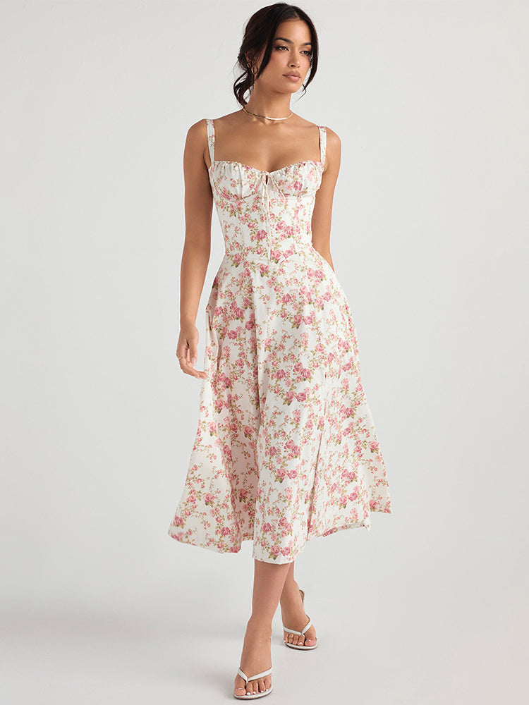 LORELEI – Feminine Fitted Midi Dress