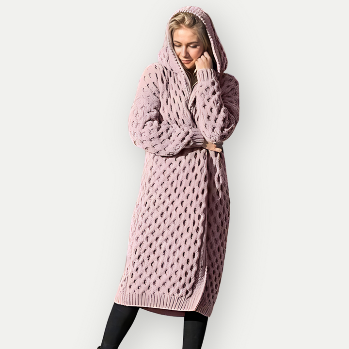 SAIR - Women's Wool Hoodie Cardigan