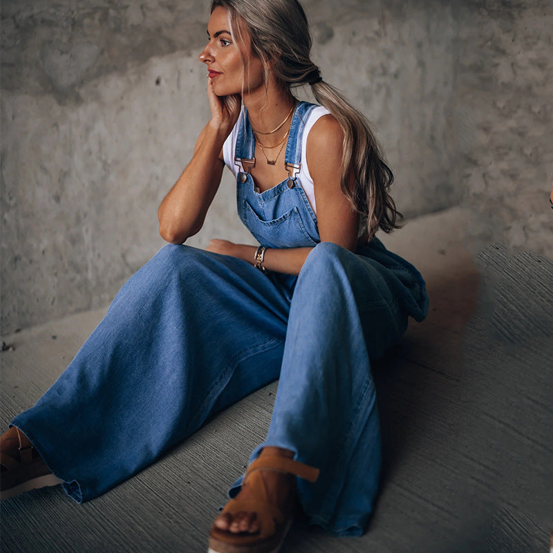 SERENE - Women's Denim Jumpsuit
